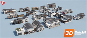 Environment element Skp Files 